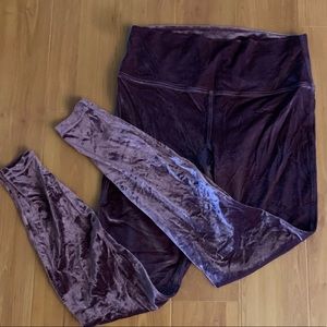 Lululemon Wunder Under Velvet Pants